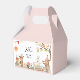 Caixa de Favor de Aniversário de Animais de Paviar