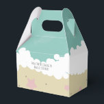 Caixa de Favor de Aniversário de Praia Fofa com On<br><div class="desc">Caixas de Favor de Festa de Praia Ilustradas com Praia com Ondas e Areia</div>