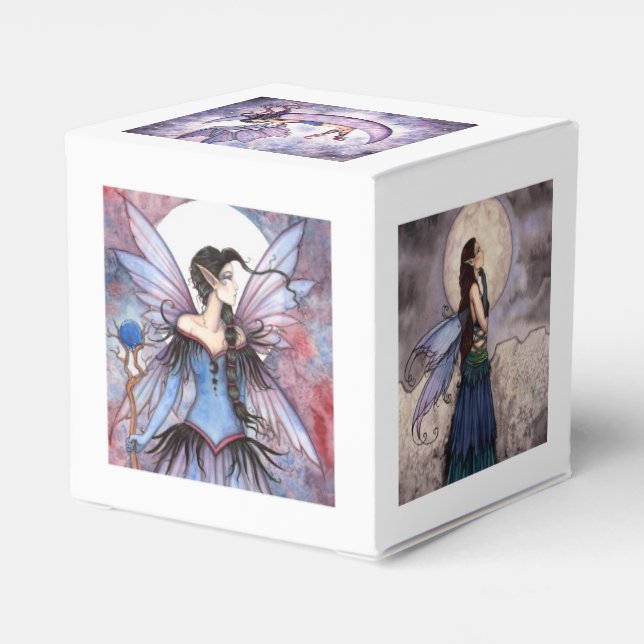 Caixa de Favor de Arte Fantasia de Fadas Celestiai (Verso)