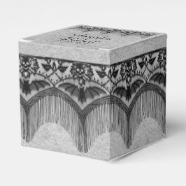 Caixa de Favor de Casamento de Luar Gótico Elegant