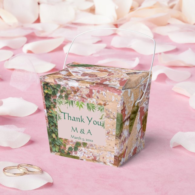 Caixa de Favor de Casamento de Vestido Verde Pinta (Casamento)