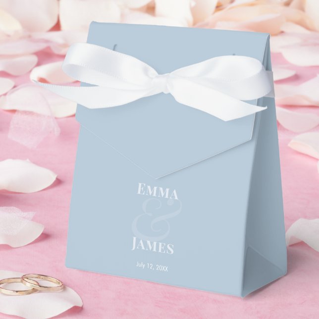 Caixa de Favor de Casamento Dusty Blu Ampersand RE (Casamento)
