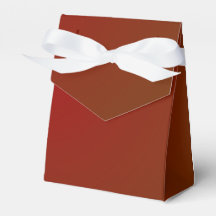 Caixa de Favor de Casamento Vermelha Lisa