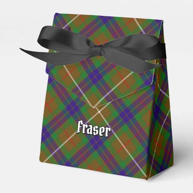 Caixa de Favor de Clan Fraser caçando Tartan (Frente)