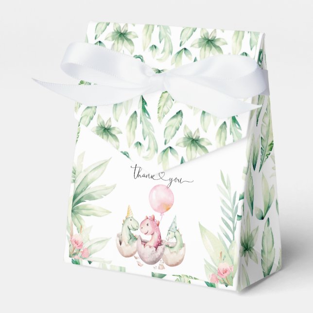 Caixa de Favor de Dinossauro Rosa (Frente)