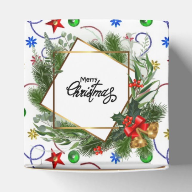 Caixa de Favor de Enfeites de Natal (Topo)
