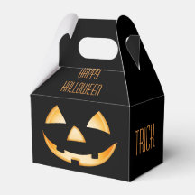 Caixa de Favor de Festa de Halloween - Doce ou Tra