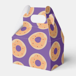 Caixa de Favor de Festas de Donuts Geados com Purp