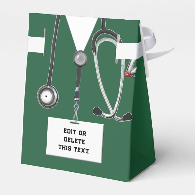 Caixa de Favor de Formatura em Medicina (Verso)