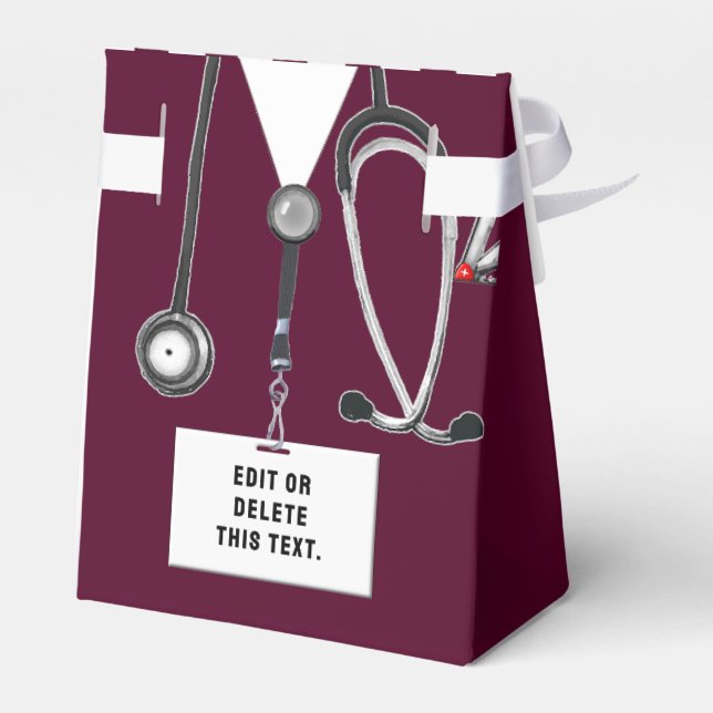 Caixa de Favor de Formatura em Medicina (Verso)