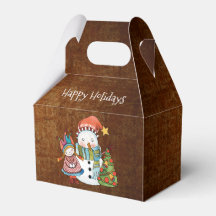 Caixa de Favor de Gablete de Natal de Boneco de Ne