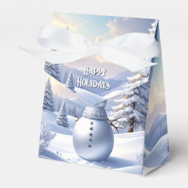 Caixa de Favor de Natal de Árvore de Natal com Bon