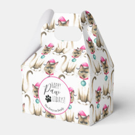 Caixa de Favor de Natal de Gato Siamês