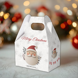 Caixa de Favor de Natal Personalizada do Papai Noe