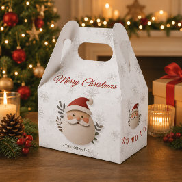 Caixa de Favor de Natal Personalizada do Papai Noe