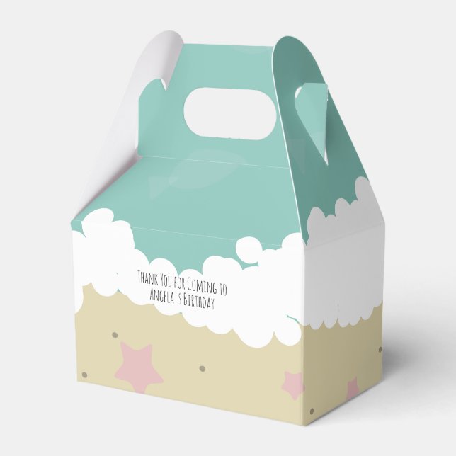 Caixa de Favor de Ondas de Areia de Aniversário de (Frente)