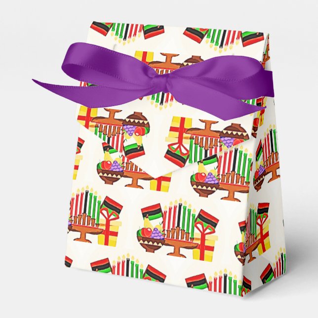 Caixa de Favor de Pintura da Mesa de Kwanzaa (Frente)