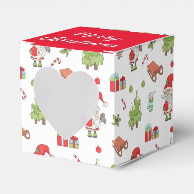 Caixa de Favor de Presente de Natal (Frente)