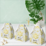 Caixa de Favor de Rosa Amarela<br><div class="desc">caixa de favor personalizável</div>