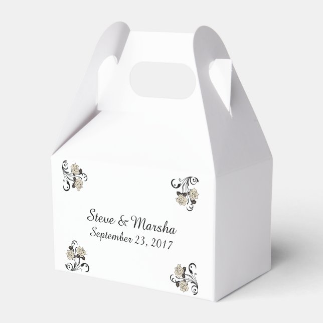 Caixa de Favor de Rosa Antiquado (Frente)