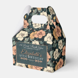 Caixa De Favor De Rosa De Aniversário Bonita Para