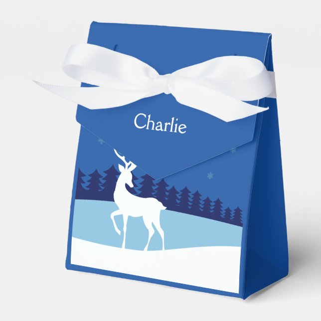 Caixa de favor de texto personalizado de ilustraçã (Frente)