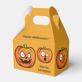 Caixa de favor de texto personalizado do Halloween