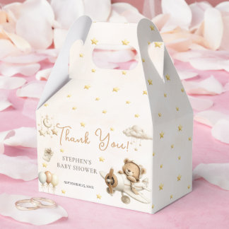 Caixa de Favor do Avião do Ursinho Marrom