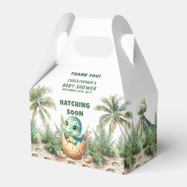 Caixa de Favor do Bebê Dino em Breve (Frente)