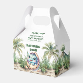 Caixa de Favor do Bebê Dinossauro Bonito e Bonito