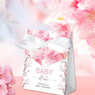 Caixa De Favor Do Bebê Em Sangue Floral