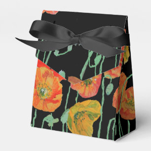 Caixa De Favor Do Bolo De Casamento Floral De Lara
