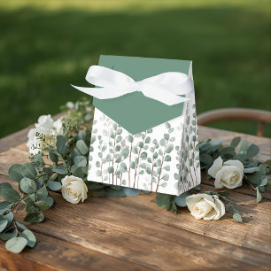 Caixa de Favor do Casamento Botânico Personalizado