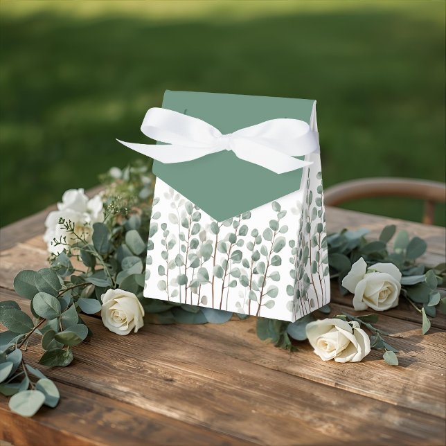 Caixa de Favor do Casamento Botânico Personalizado (Criador carregado)