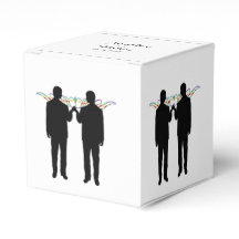 Caixa de Favor do Casamento do Rainbow Elegance Gr