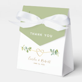 Caixa de Favor do Casamento Eucalyptus