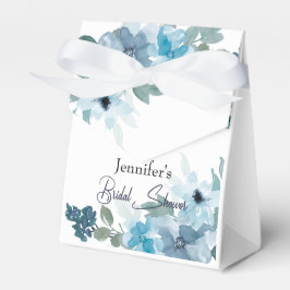 Caixa de Favor do Casamento Floral de Rosas Azuis 