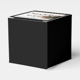 Caixa de Favor do Casamento Pacock Feather