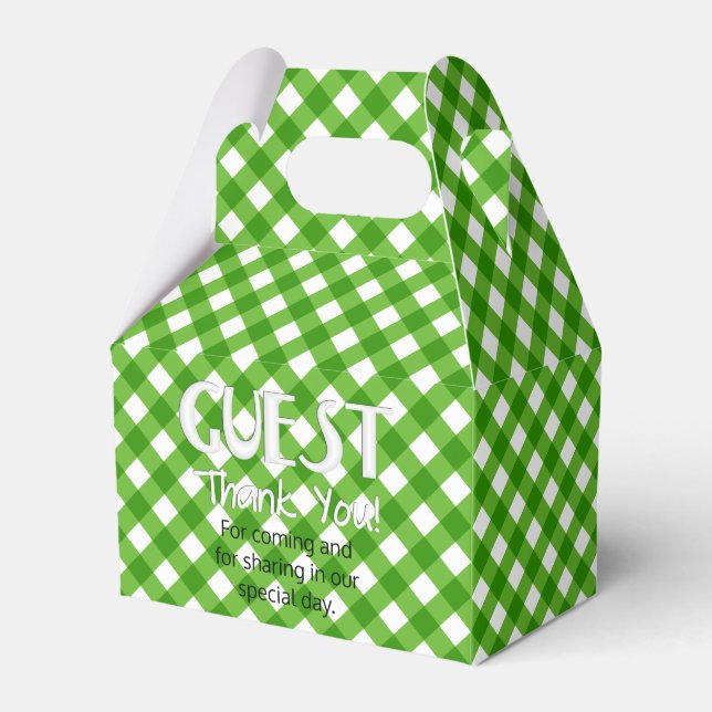 CAIXA DE FAVOR DO CHex 2-VERDE-PARTIDO, estilo gab (Frente)