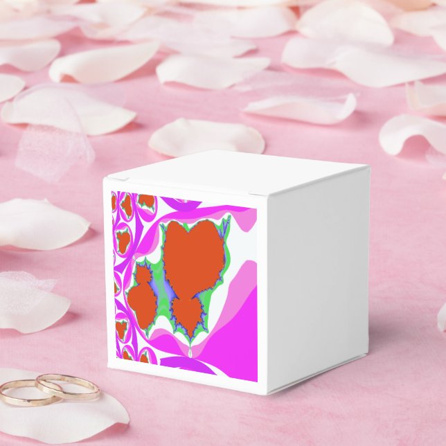 Caixa de Favor do Coração Sangrando Fractal (Casamento)