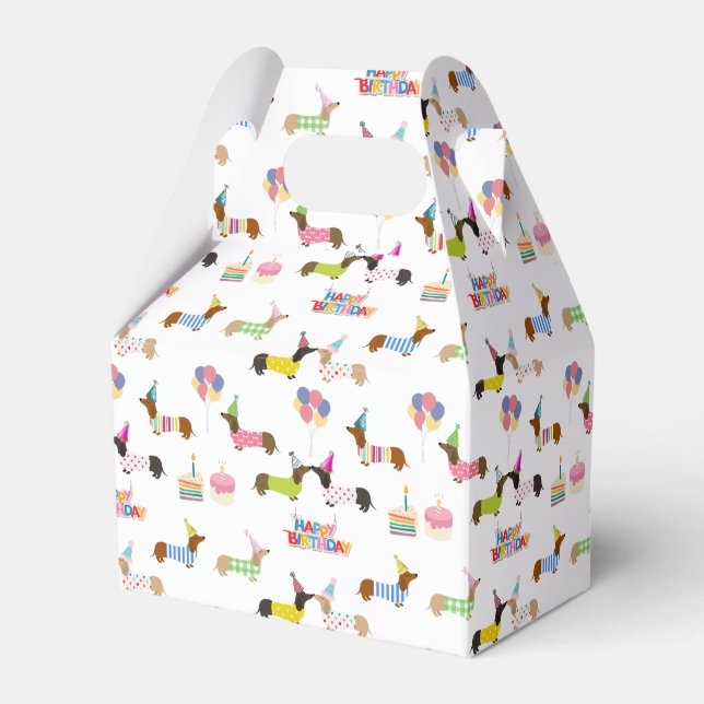 Caixa de Favor do Dachshund Themed (Frente)