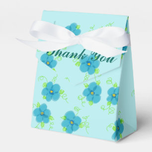 Caixa de Favor do Envelope Flor de Turquesa