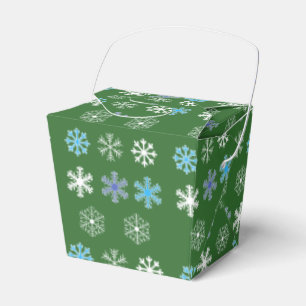 Caixa de Favor do Floco de Neve Verde
