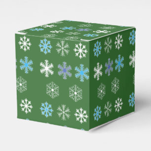 Caixa de Favor do Floco de Neve Verde