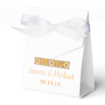 Caixa de Favor do Flor Selvagem Russo Laranja