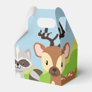 Caixa de Favor do Tema Animais da Floresta