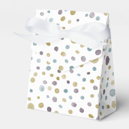 Caixa de Favor Dots de Aquarela Janet Confetti