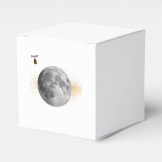 Caixa de Favor Elegante Lua e Noite Estrelada