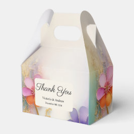 Caixa de Favor Floral Colorida