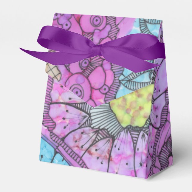 Caixa de Favor Floral da lavanda (Frente)